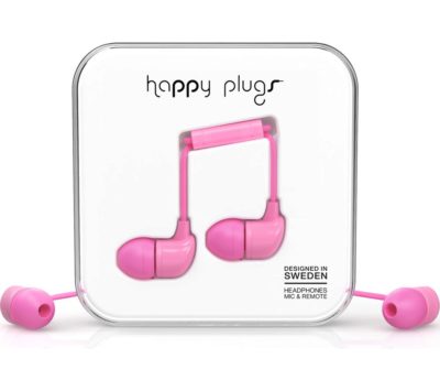 HAPPY PLUGS Headphones - Pink